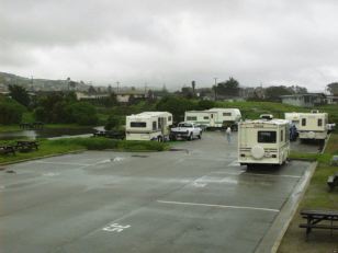 Camping at the Strand in Morro Bay
