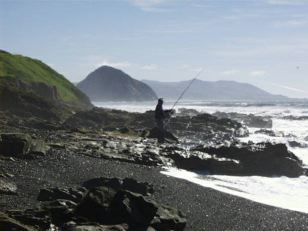 Fishing the Point at Morro Bay